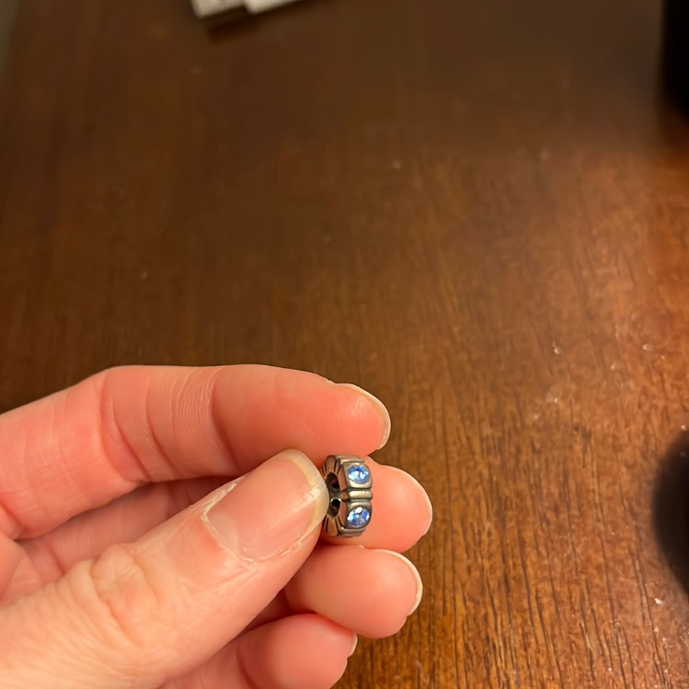 Pandora Charm w/ Blue Stones